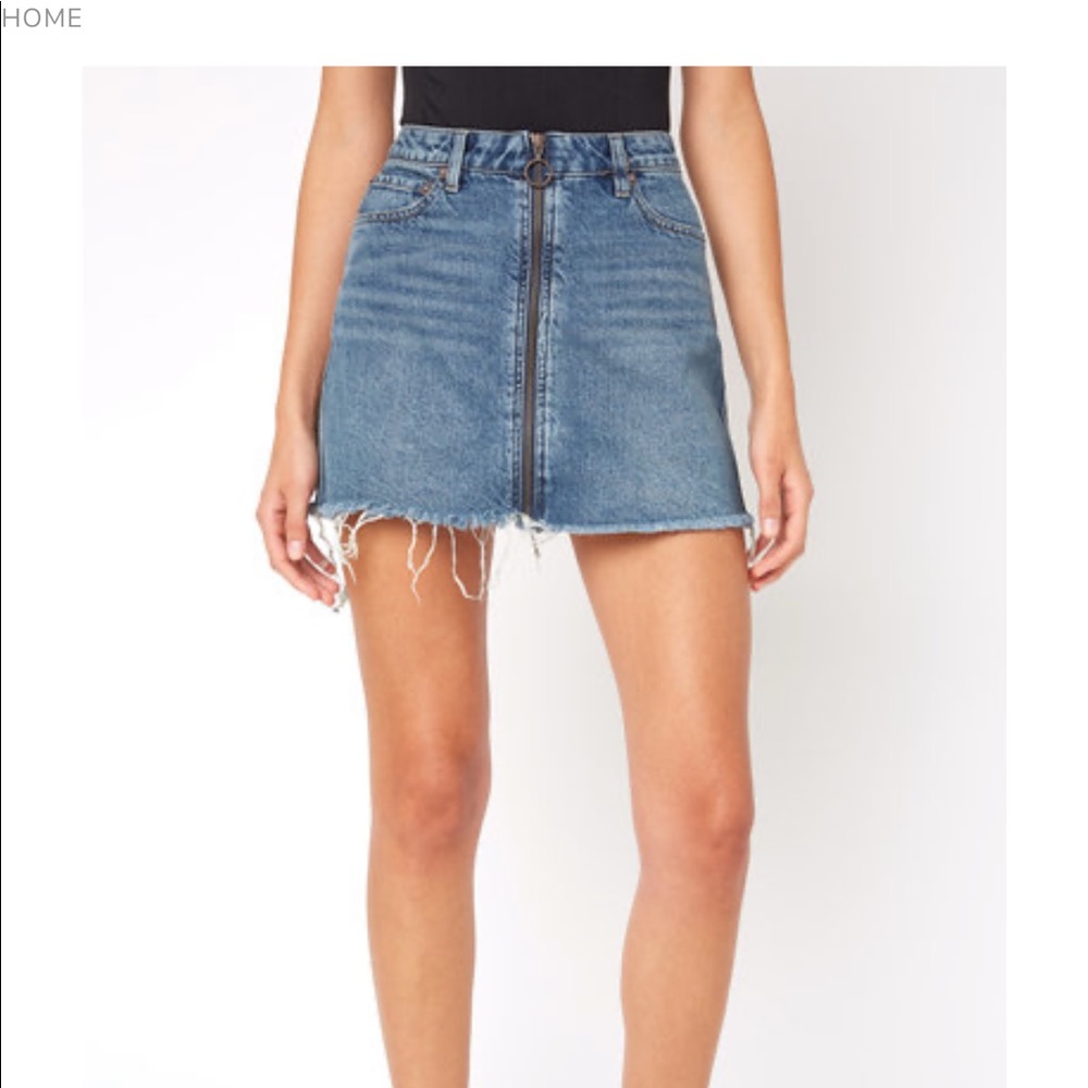 Free People Denim Mini